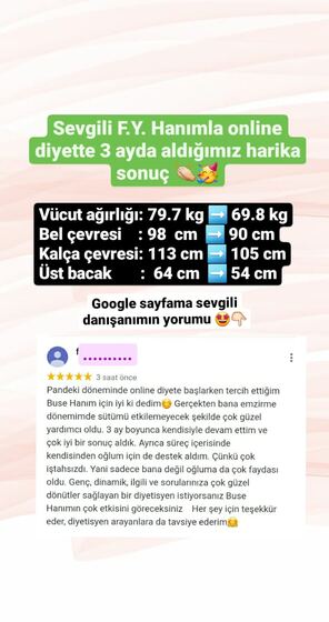 Danışan başarı öyküsü